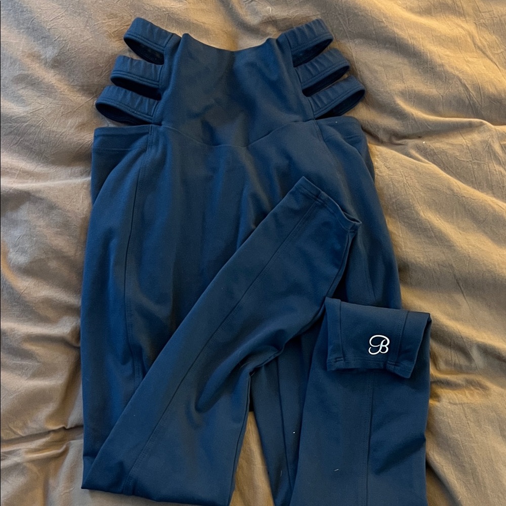 BOMBSHELL savage blue cutout legging